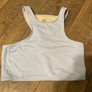 Kortni Jeane Light Blue Swim Top‎ 12/13